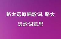 路太远歌词意思【精选100句】