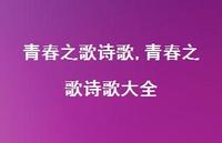 青春之歌诗歌大全【精品文案100句】