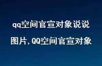 QQ空间官宣对象(100句)