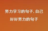 自己好好努力的句子【精品文案100句】