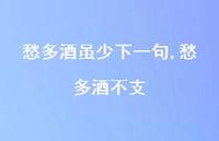 愁多酒不支【100句文案精选】 愁多酒不支【100句文案精选】