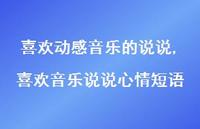 喜欢音乐说说心情短语(100句)