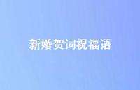 新婚贺词祝福语68句汇总 新婚贺词祝福语68句汇总