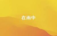 在雨中41句汇总