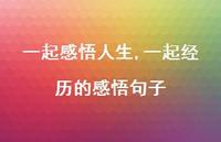 一起经历的感悟句子【精品文案100句】