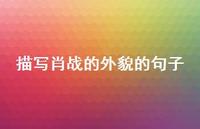 描写肖战的外貌的句子【100句精选短句合集】 描写肖战的外貌的句子【100句精选短句合集】