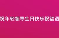 祝年轻领导生日快乐祝福语合集51句精选 祝年轻领导生日快乐祝福语合集51句精选