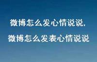 微博怎么发表心情说说【100句文案】 微博怎么发表心情说说【100句文案】