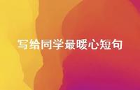 写给同学最暖心短句【100句精选短句合集】