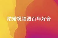 结婚祝福语百年好合合集53句精选