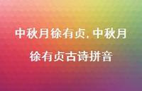 中秋月徐有贞古诗拼音【100句文案精选】