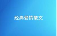 经典爱情散文61句汇总