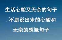 不愿说出来的心酸和无奈的感慨句子【100句文案精选】