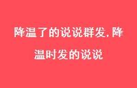 降温时发的说说【100句文案】 降温时发的说说【100句文案】