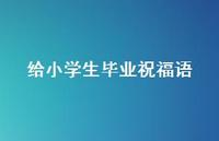 给小学生毕业祝福语合集60句精选