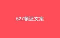 527领证文案【100句精选短句合集】 527领证文案【100句精选短句合集】