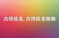 古诗接龙视频【精品文案100句】