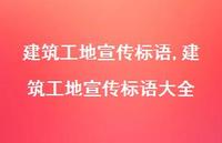 建筑工地宣传标语大全【100句文案精选】
