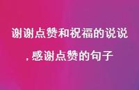 感谢点赞的句子(100句) 感谢点赞的句子(100句)