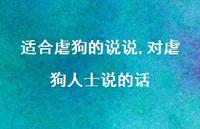 对虐狗人士说的话(100句)