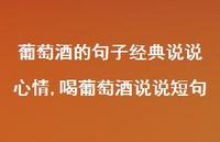 喝葡萄酒说说短句(100句) 喝葡萄酒说说短句(100句)