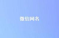 微信网名44句汇总