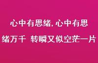 心中有思绪万千 转瞬又似空茫一片【100句文案】 心中有思绪万千 转瞬又似空茫一片【100句文案】