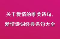 爱情诗词经典名句大全【精品文案100句】 爱情诗词经典名句大全【精品文案100句】