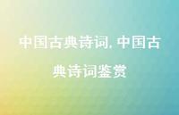 中国古典诗词鉴赏【精品文案100句】