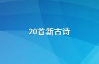 20首新古诗(精选53句) 20首新古诗(精选53句)