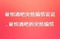 最怕酒吧的突然煽情(100句)