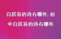 初中白居易的诗有哪些【100句文案精选】