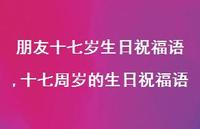 十七周岁的生日祝福语【精选100句】