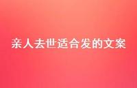 亲人去世适合发的文案【100句精选短句合集】