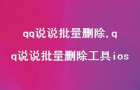 qq说说批量删除工具ios【100句文案】