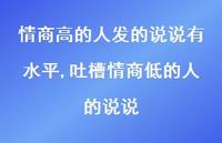 吐槽情商低的人的说说【100句文案】 吐槽情商低的人的说说【100句文案】