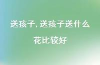 送孩子送什么花比较好【精品文案100句】