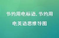 节约用电英语思维导图【精品文案100句】 节约用电英语思维导图【精品文案100句】