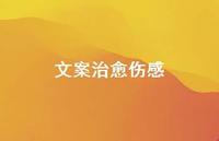 文案治好伤感【100句精选短句合集】 文案治好伤感【100句精选短句合集】