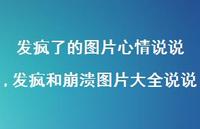发疯和崩溃图片大全说说(100句)