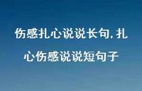 扎心伤感说说短句子【100句文案】 扎心伤感说说短句子【100句文案】