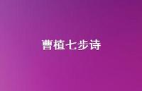 曹植七步诗72句汇总 曹植七步诗72句汇总