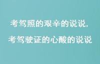 考驾驶证的心酸的说说(100句) 考驾驶证的心酸的说说(100句)