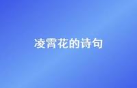凌霄花的诗句(精选61句) 凌霄花的诗句(精选61句)