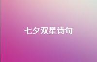 七夕双星诗句(精选67句)