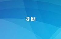 花期49句汇总 花期49句汇总
