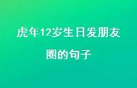 虎年12岁生日发朋友圈的句子【100句精选短句合集】 虎年12岁生日发朋友圈的句子【100句精选短句合集】