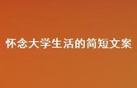 怀念大学生活的简短文案【100句精选短句合集】 怀念大学生活的简短文案【100句精选短句合集】