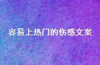 容易上热门的伤感文案(精选45句) 容易上热门的伤感文案(精选45句)