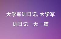 大学军训日记一天一篇【100句文案精选】